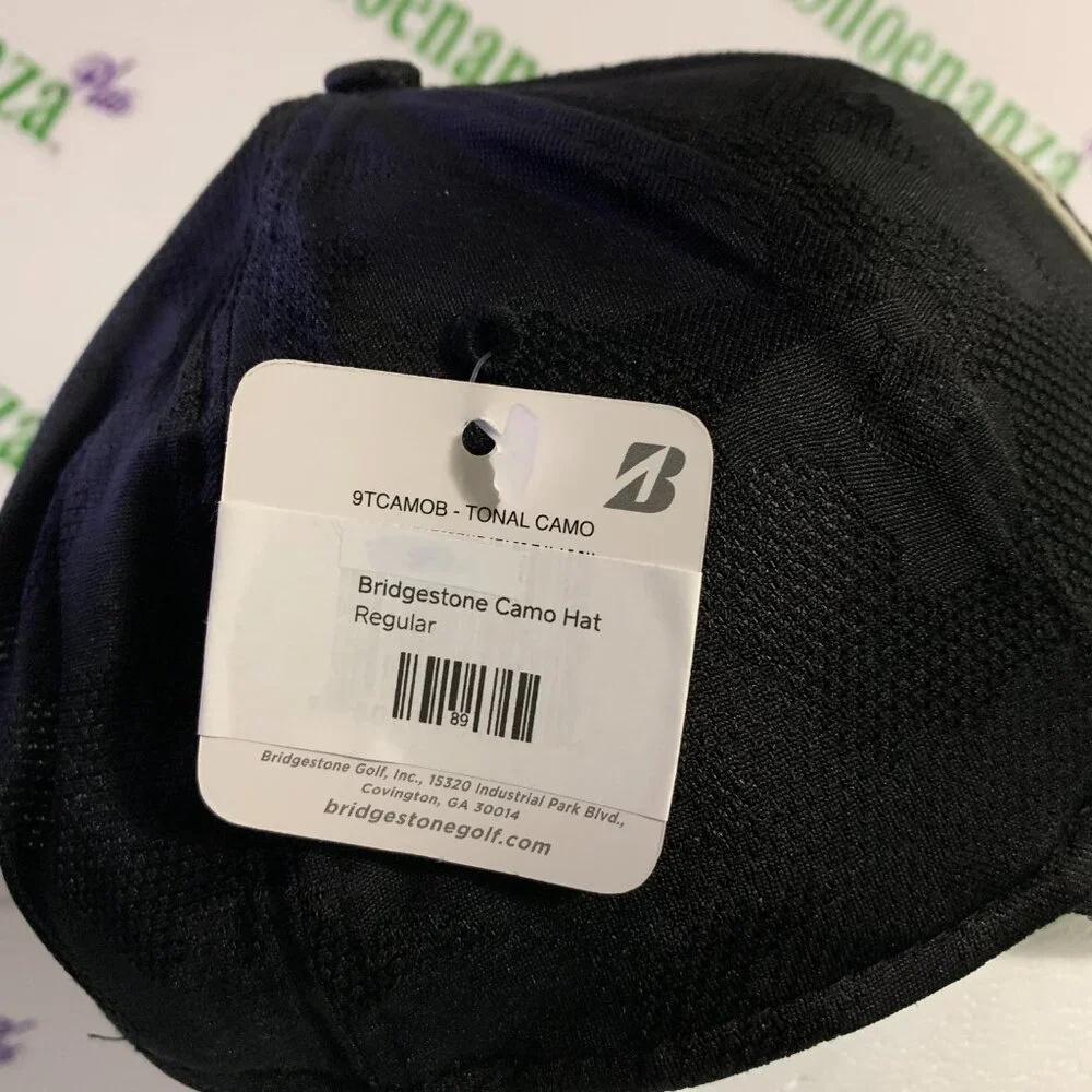 Bridgestone Golf Hat Tonal Camo Camouflage Adjustable Snapback Cap Regular OSFM - Picture 5 of 8